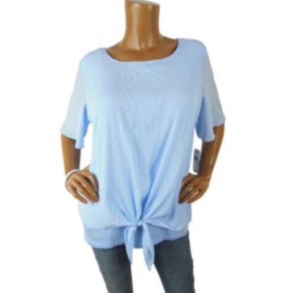 Alyx Tops - ALYX Top L Casual Summer Blouse NWT Light Blue